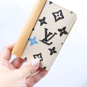 Louis Vuitton Monogram Card Holder - Beige and Yellow